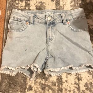 Denim super stretch shorts